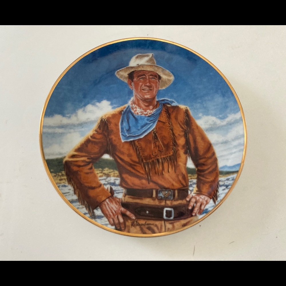 John Wayne Collector Plate, The Duke